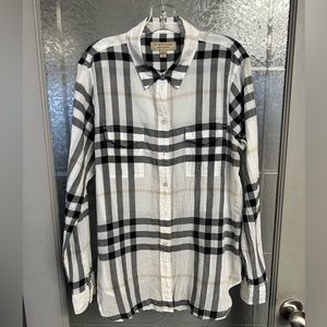 Men’s BURBERRY London England Cream Check Slim Fit XL